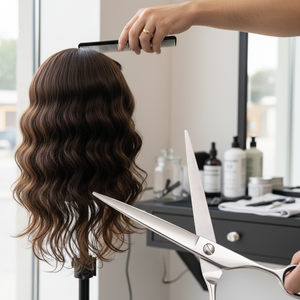 Mizutani Style Beauty Professional Hair <strong>Barber</strong> <strong>Scissors</strong> <strong>Set</strong> with Sharp Blade Tip Japanese Convex Edge 6 Inch JM-60/630T - Product Image 2