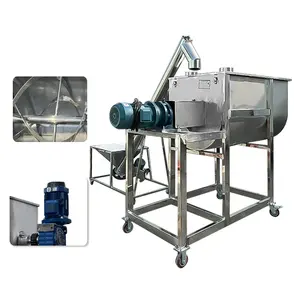 Mezclador de alimentos personalizado de venta directa del fabricante para mezclador industrial de polvo de especias/mezclador de cinta/mezclador de polvo húmedo y seco