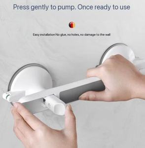 Barre d'appui de sécurité murale en acier inoxydable Main courante en plastique ABS pour salle de bain et hôpital Toilettes et douche pour handicapés - Product Image 2