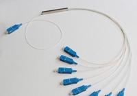Precio de fábrica MINI PLC tipo divisor de fibra óptica 1:8 Mini tubo de acero 1x8 vías SC UPC PC conector equipo óptimo