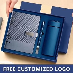 2025 Promotional New Design Gift <b>Box</b> Customization 2024 Leather Notebook Planner Sets Diary and <b>Pen</b> - Product Image 3