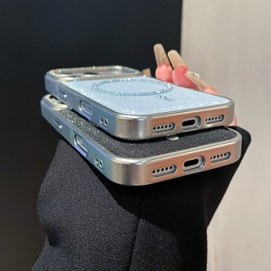 Funda Protectora para Teléfono iPhone 17, 17 Pro, 17 Pro Max, de Cuero PU con Brillantina, Resistente a Impactos, con Carga Magnética y Protección TPU - Product Image 4