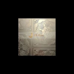 EX225 Antique <b>Brass</b> Pattern Color Cut Design Etching Copper Stainless Steel <b>Sheet</b> 304 Gold Lift Wall Panel - Product Image 6