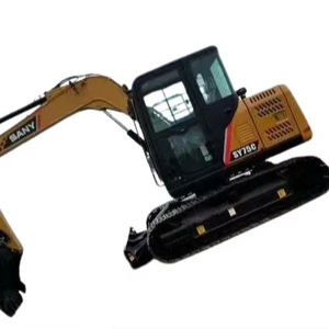 Sélection diversifiée Pelles sur chenilles SANY SY75C d'occasion Poids en ordre de marche de 7 tonnes Moteur de pompe CAT à godet 3M-Bon prix disponible - Product Image 1