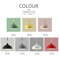 Lustre LED en aluminium de style nordique minimaliste pour salle à manger, suspension réglable en hauteur avec abat-jour, idéal pour maisons d'hôtes et buffets