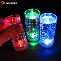 Verre à Shot en plastique acrylique à bas prix VIP coloré vin led tasses en verre