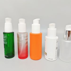 ขวดแก้ว2ออนซ์พร้อมปั๊มสำหรับการรักษา<span class=keywords><strong>ผม</strong></span>และน้ำมันหอมระเหยขวด<span class=keywords><strong>แก้</strong></span>วพร้อมปั๊มทรงแบนสะพายไหล่ทรงแบน1ออนซ์ - Product Image 1