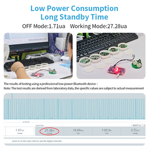 Tùy chỉnh 6 uuid đèn hiệu Bluetooth ibeacon Aoa chính xác trong nhà định vị cho sản phẩm theo dõi <span class=keywords><strong>BLE</strong></span> đèn hiệu - Product Image 5