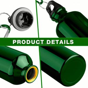 Botella Deportiva de Aluminio Multicolor de Diseño Innovador, 500 ml, Aislamiento Térmico, Ecológica, para Beber Directamente - Product Image 2