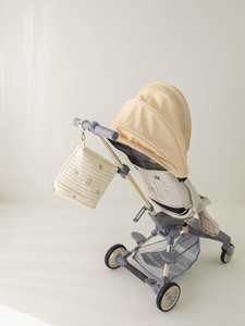 Estilo coreano nueva cremallera bordado algodón mamá bolsa bebé cochecito bolsa de pañales - Product Image 6