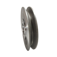 Raboteuse à rouleaux rotatifs diamantés électrolytiques/frittés personnalisés pour meule, rainure en forme de V à 45 degrés