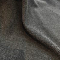 Tissu de luxe en mélange de coton Pima ultra-fin et de cachemire, 140 g/m², tissage uni haute densité, 96 % coton Pima, 4 % cachemire, pour vêtements
