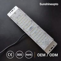 Module d'éclairage LED de rue personnalisé supérieur 64-en-1 avec carte PCB SMD 3030 et lentille LED 236x70mm pour composants d'éclairage de tunnel