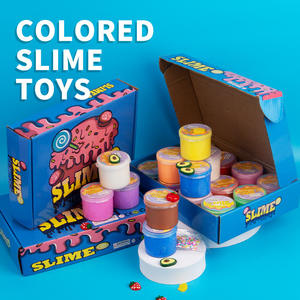 Groothandel Transparant Kristal Slijm Voor Kinderen Meisjes Kinderen Gekleurd Klei Stress Reliëf Kristal Diy Soft Playdough Slijm Speelgoed - Product Image 3