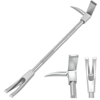 Outil d'entrée forcée Halligan de 24'', 30'', 36'', 42'', pour pompiers, en acier au carbone forgé 45, outil de sauvetage d'urgence, outil de démolition