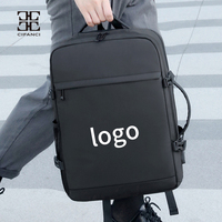 Sac à dos pour homme, tendance, polyvalent, multifonctionnel, grande capacité, logo personnalisable, imperméable, résistant à l'usure, extensible, décontracté, professionnel