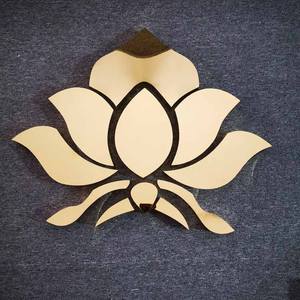 3d наружное зеркало лак Блестящий Золотой металлический логотип письмо вывеска металлическая настенная вывеска - Product Image 4