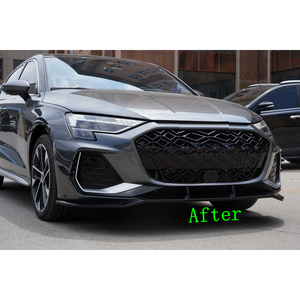 2025+ <span class=keywords><strong>A3</strong></span> RS3 Lame de pare-chocs avant inférieure avec grille - Product Image 4