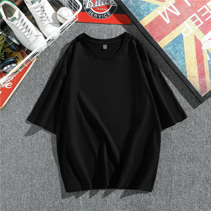 Le etichette gratuite stampano su misura il tuo Design o logo con mezze maniche a tracolla magliette Hip-hop con 200gsm 7oz cotone 100% - Product Image 4