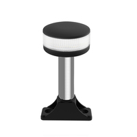 USCG 2 NM 12V acier inoxydable blanc rabattable tout autour marine poupe led lampe bateau navigation ancre lumière
