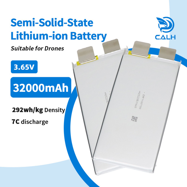 Calh 3.65V 32Ah Semi Solid UAV Drone Battery Lipo Battery 3s Lithium Polymer Battery