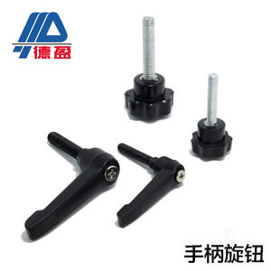 Accesorios para Perfiles de Aluminio Industriales, Manija en Forma de L con Perilla Giratoria Ajustable para Diversas Aplicaciones - Product Image 2