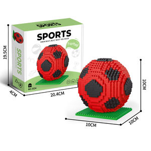 Coupe du Monde de Football 2026 : Meilleures ventes de blocs de construction micro-stades de football, jouets d'assemblage DIY, vente en gros - Product Image 2