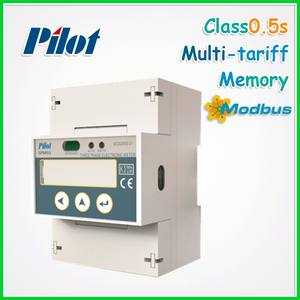 Pilot SPM93 Medidor de electricidad preciso Medidor de energía trifásico Din-Rail kWh para medir kWh - Product Image 3