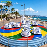 Manège Tasses et Soucoupes pour Fêtes Foraines, Équipement d'Attraction pour Parcs d'Attractions