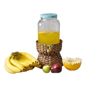 Best Selling Glass Spice Jars New Design Mumu Alcohol Dispense Clear Storage Cheap Price Beverage Dispenser