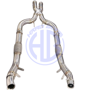 Tuyau de descente d'échappement à prix direct d'usine sans bouclier thermique pour MERCEDES Benz W222 M157 5.5L S63 - Product Image 6