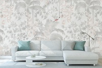 Papier peint mural 3D personnalisé Paysage Naturel pour Projets Hôteliers et Espaces Publics – Revêtement Mural Ignifuge en PVC Vinyle à Dos Tissu