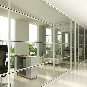 Cloison en verre simple avec cadre en aluminium <span class=keywords><strong>de</strong></span> 84 mm d'épaisseur et poutre en acier pour yachts <span class=keywords><strong>de</strong></span> luxe, bars à <span class=keywords><strong>vin</strong></span> haut <span class=keywords><strong>de</strong></span> gamme - Product Image 6