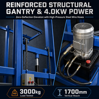 Plateforme de chargement mobile robuste à pont large 2000x2600mm 3 tonnes pour camions et conteneurs