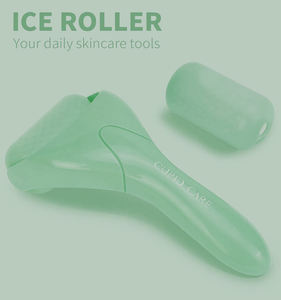 Rouleau à Glace Pratique Cube Lumineux Violet Jade Rouleau de Visage <span class=keywords><strong>Massage</strong></span> Anti-Fuite Cube de Silicone Moule à Glace Rouleau de Glace Facial pour le Visage - Product Image 6