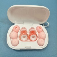 Bouchons d'oreilles en silicone à double couche anti-bruit, bouchons d'oreilles insonorisants pour dormir, réduction puissante du bruit