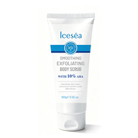 Gommage corporel AHA 10% à marque privée, à l'acide glycyrrhizique et aux acides de fruits, exfoliant, lissant et éclaircissant pour peaux rugueuses et sèches, OEM