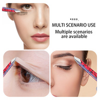 Motif Imprimé Personnalisé Gros Cils Pince À Épiler En Acier Inoxydable Pince À Sourcils
