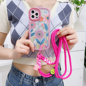 Crossbody dây đeo cổ tay có thể điều chỉnh <span class=keywords><strong>clip</strong></span> và đi dây đeo cho điện thoại với Wallet Crossbody điện thoại dây buộc - Product Image 4