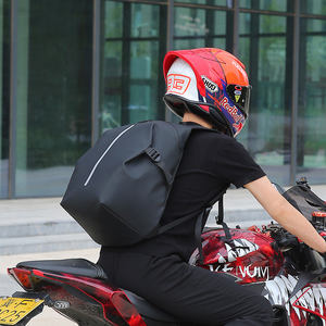 2025 Versatile Large Capacity Laptop <b>Backpack</b> Water-Resistant Nylon Outdoor Riding Helmet Motorcycle Bag <b>Motorbike</b> <b>Backpack</b> - Product Image 4