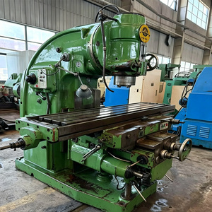 Industrial Vertical Manual Milling Machine with 3-Axis Feed Control and 1270x254mm <b>Working</b> <b>Table</b> - Product Image 3