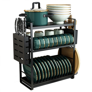 Venta caliente OEM ODM Diseño Estante de cocina Estante de acero para platos Fregadero Escurridor - Product Image 6