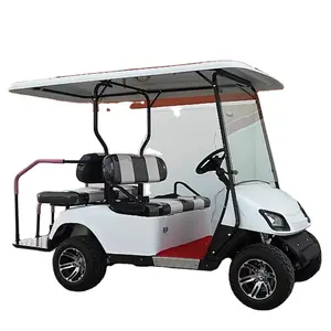 Новый дизайн, Заводская электрическая тележка для гольфа 2 + 2 сиденья, экскурсионный автобус, Клубная тележка, электрический гольф-багги, охотничий автомобиль