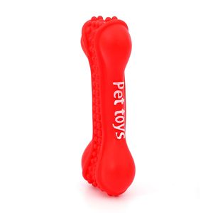 Giocattolo da masticare interattivo in vinile per cani a forma di osso diretto in fabbrica - Product Image 2