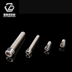 Tornillos Cilíndricos de Perfil de Aluminio Luhu, Pernos Hexagonales Internos de Acero Inoxidable, Fijaciones Estándar, Pernos para Puertas y Ventanas - Product Image 3