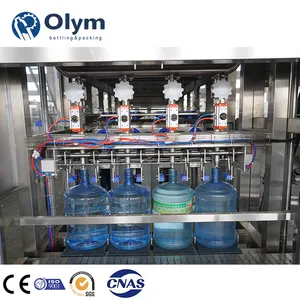 Fully Automatic 5 Gallon 18.9L Bottle Barrel Water Washing Filling Capping Machine