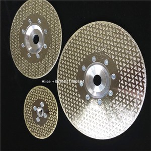 150 mm 6 Inch Gold Anger Grinder Cutting Disc Diamond Electroplated Circular Hard Stone Cutting Diamond <strong>Blade</strong> <strong>Saw</strong> - Product Image 5