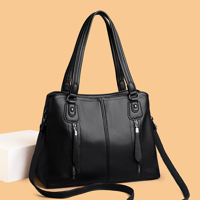 Famous Brands Bags New High Quality Ladies Leather Shoulder Purses Luxury Designer Women Handbags