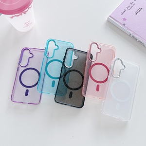 Étui de téléphone magnétique transparent avec paillettes pour <span class=keywords><strong>Samsung</strong></span> Galaxy A56 A55 A54 <span class=keywords><strong>A53</strong></span> A15 A35 A14 A13 <span class=keywords><strong>5G</strong></span>, compatible avec la charge sans fil, <span class=keywords><strong>coque</strong></span> antichoc - Product Image 1