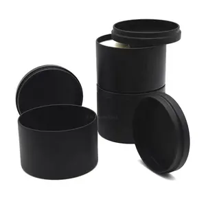 Tùy Chỉnh Đầy Màu Sắc Rỗng Vòng Món Quà Kim Loại Màu Hồng Màu Đen Vàng 8Oz <span class=keywords><strong>Tin</strong></span> Nến Container Jar Hộp <span class=keywords><strong>Tin</strong></span> Có Thể Cho Nến Kẹo Sáp Quà Tặng Trà - Product Image 3